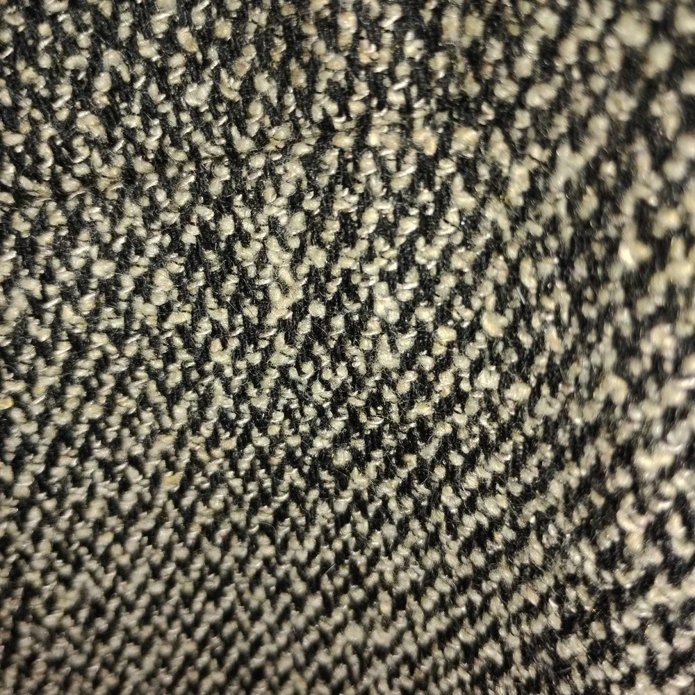Coldwater Creek Mens 42 Blazer Tweed‎ Black & Tan Twill Sport Coat 50% Wool EUC